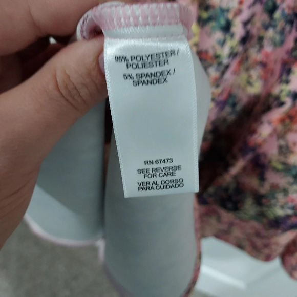 Gabby Skye Pink Floral Sleeveless Scuba Dress in Size 22W (WIDE) - Picture 12 of 12